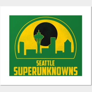 Seattle Superunknowns / Grunge Music Tribute Posters and Art